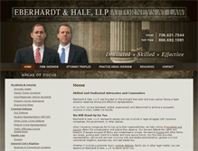 Tablet Screenshot of eberhardthale.com